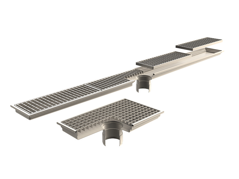 ACO Food Hygienic Stainless Steel Channels