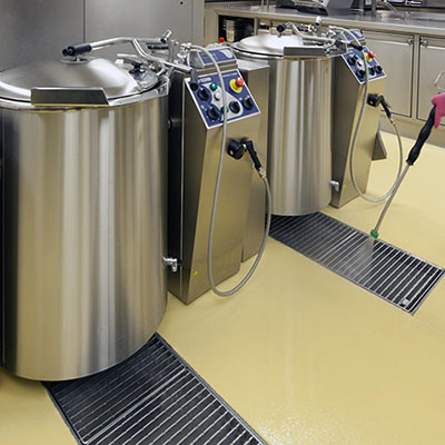 commercial kitchen cleanability